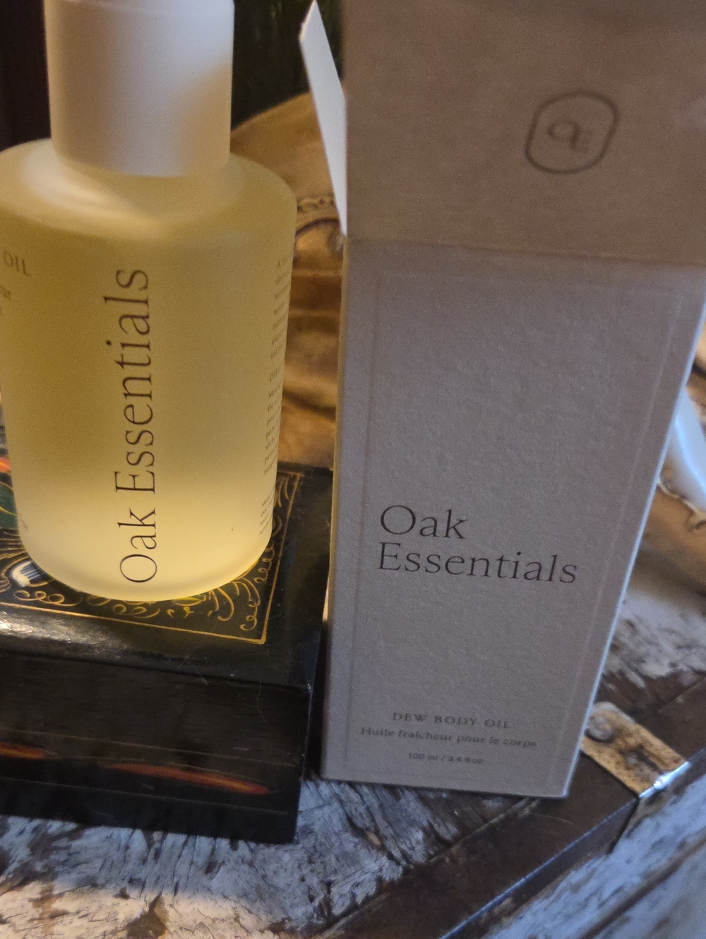 Oak Essentials Dew Body Oil — Big Bottle 3.4 Oz NIB